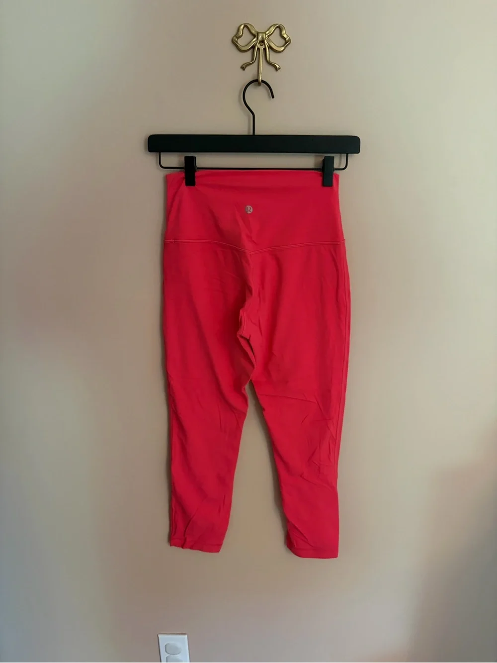 lululemon athletica Bright Pink Cropped Leggings